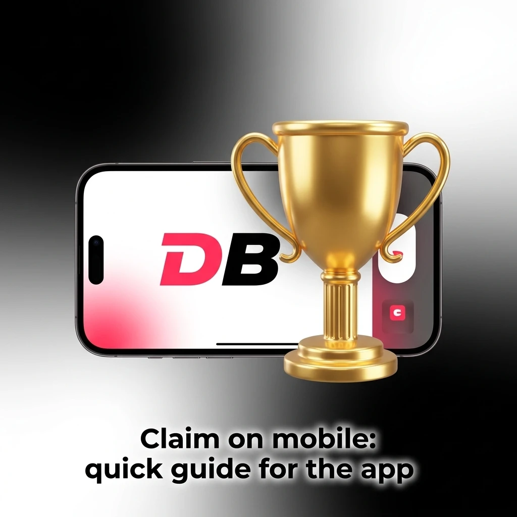 DBBet mobile app welcome bonus claim guide showing Android app steps to deposit 150 BDT and activate offer