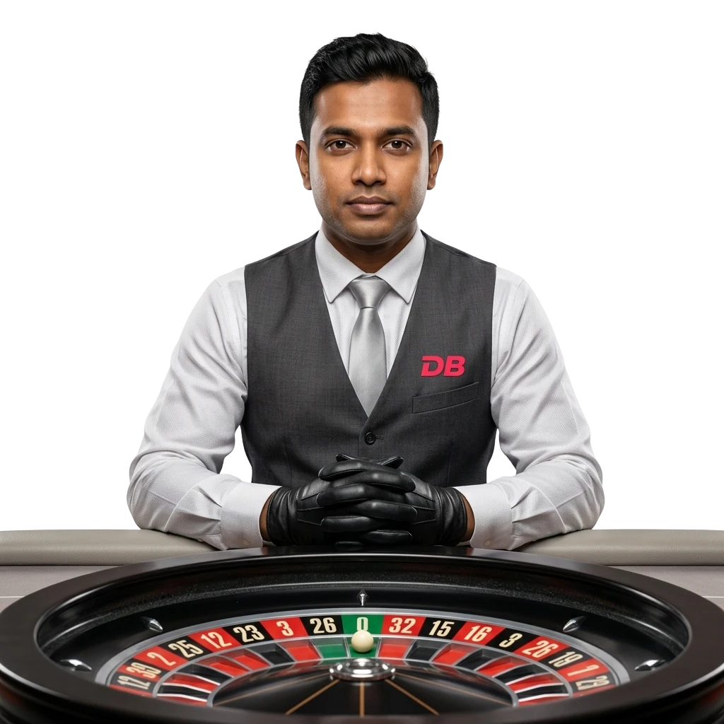 DBBet live casino tables with roulette, blackjack, baccarat and poker games for Bangladeshi players