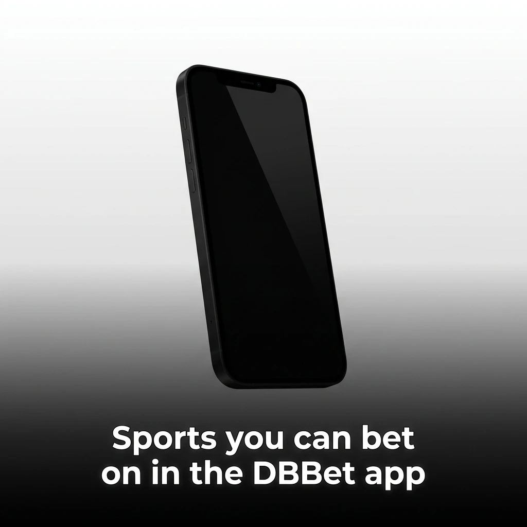 DBBet app sports betting options including football, basketball, tennis, cricket, rugby, eSports and more