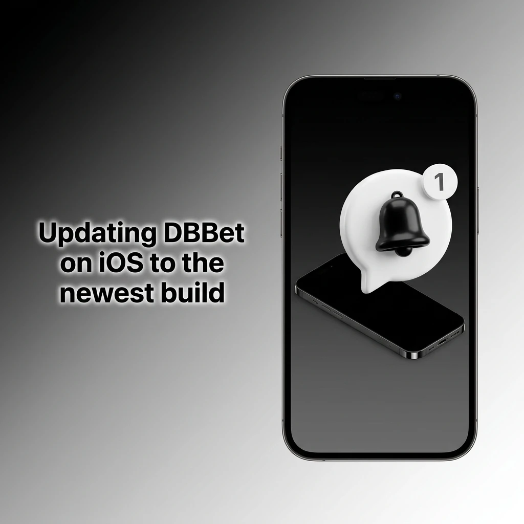 DBBet iOS shortcut app icon on screen, automatically updating to the latest version without manual steps